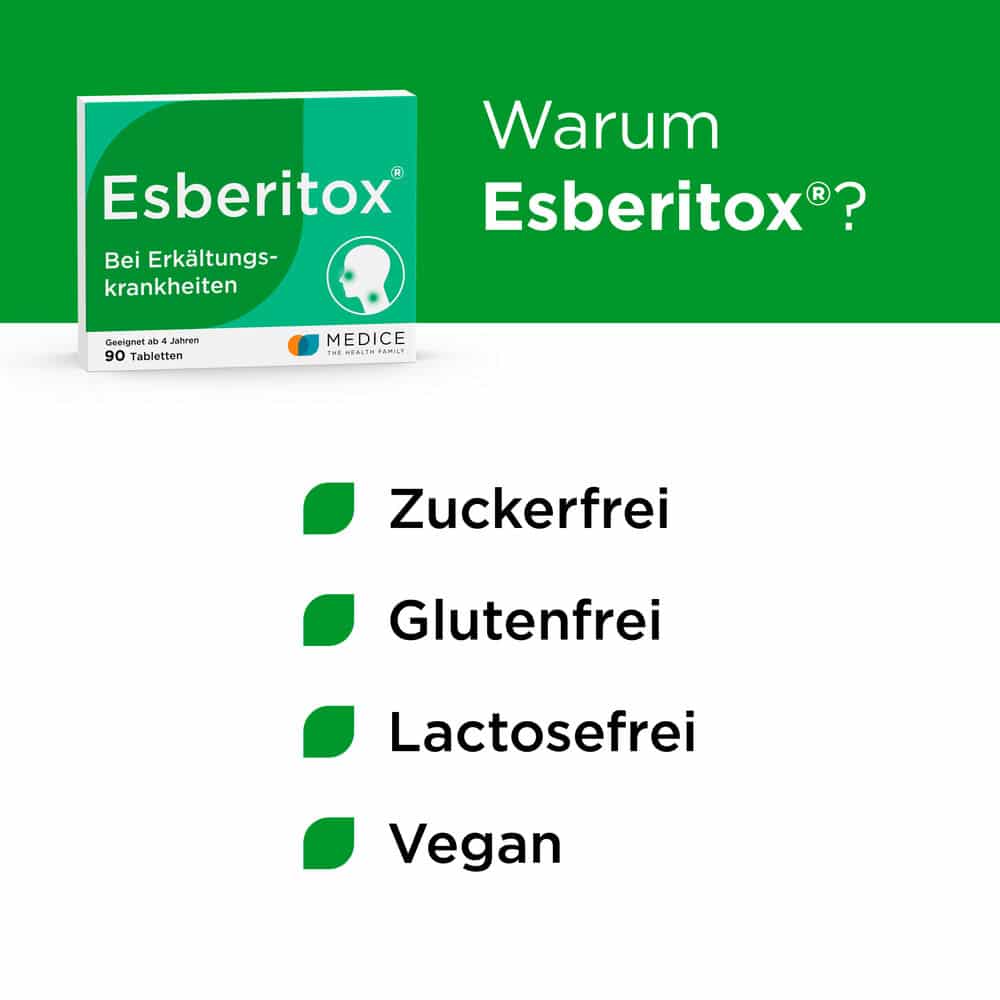 Esberitox Tabletten bei Erkältungskrankheiten  90 St Tabletten
