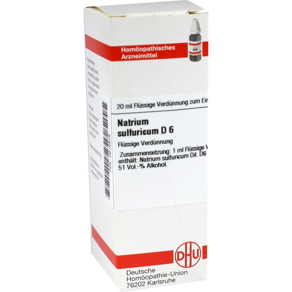 NATRIUM SULFURICUM D 6 Dilution 20 ml Dilution