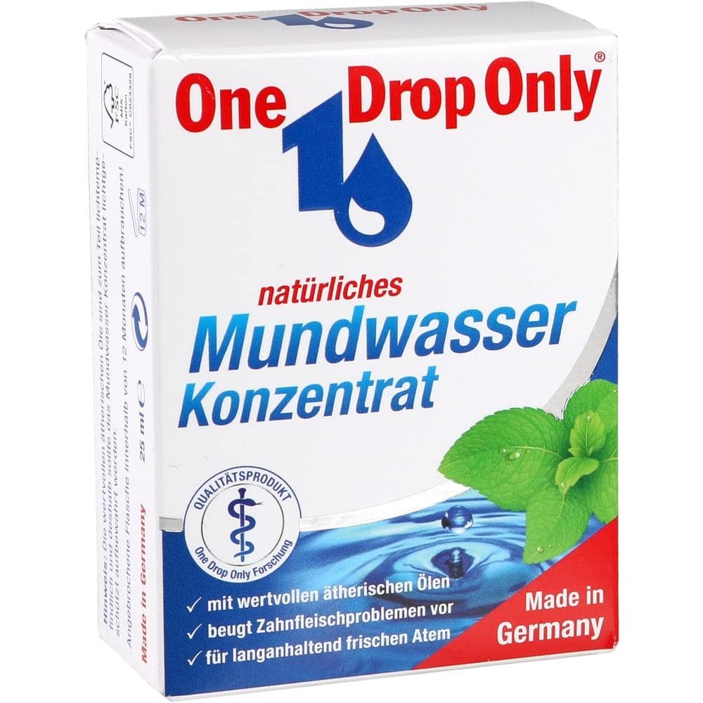 One Drop Only natürliches Mundwasser Konzentrat 25 ml Mundwasser