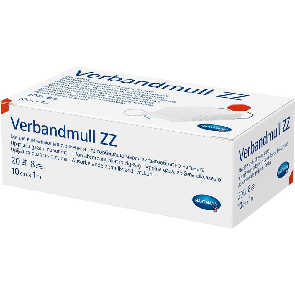 VERBANDMULL Hartmann 10 cmx1 m zickzack 1 St Verband