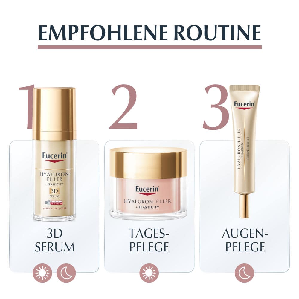 Eucerin HYALURON FILLER + ELASTICITY ROSÉ Tag LSF 30  50 ml Creme