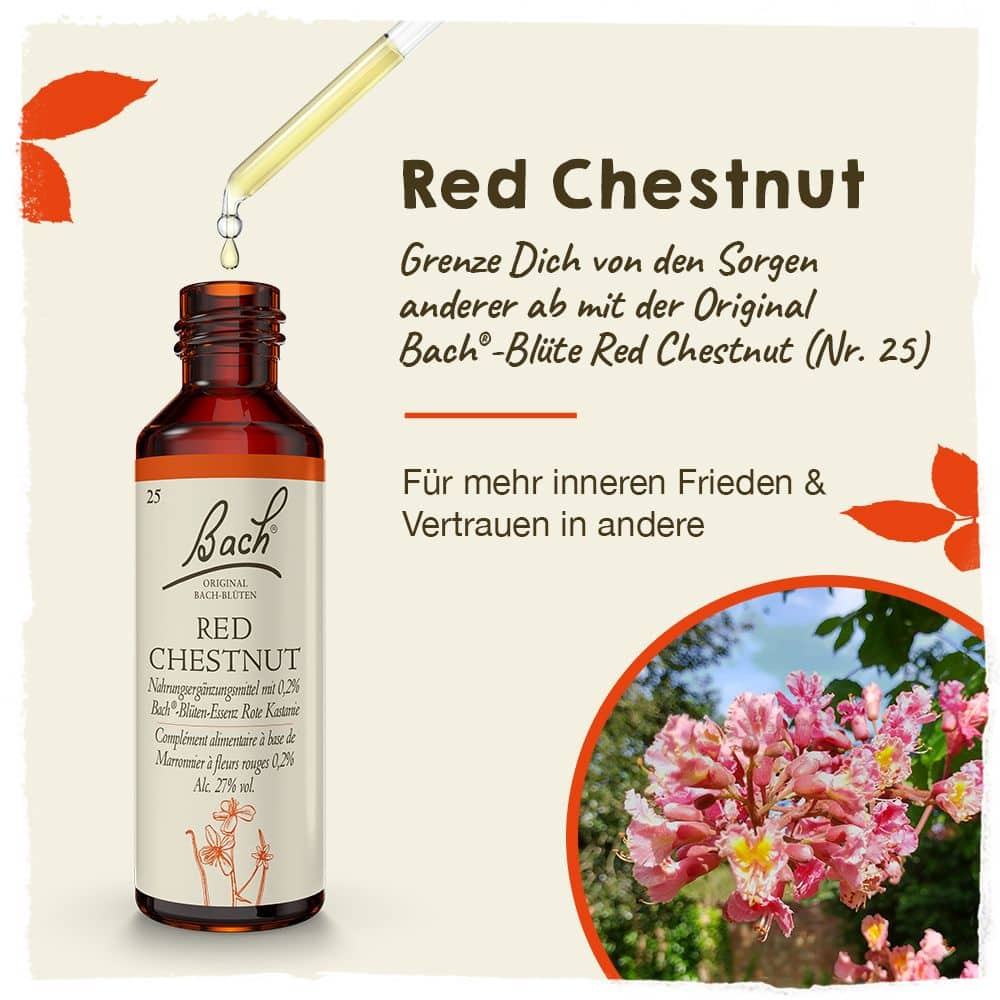 BACHBLÜTEN Original Red Chestnut Nr. 25 20 ml Tropfen