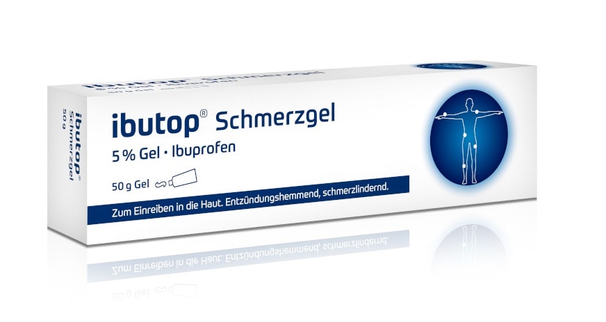 ibutop Schmerzgel 5%, bei Sport- und Alltagsverletzungen wie Prellungen, Verstauchungen oder Zerrungen 50 g Gel