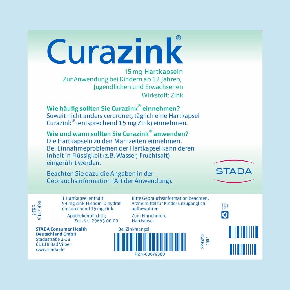 Curazink 20 St Hartkapseln