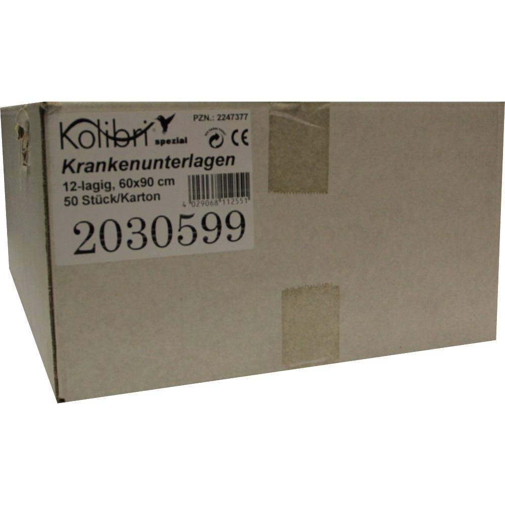KOLIBRI Krankenunterlage 60x90cm special 12lagig 50 St