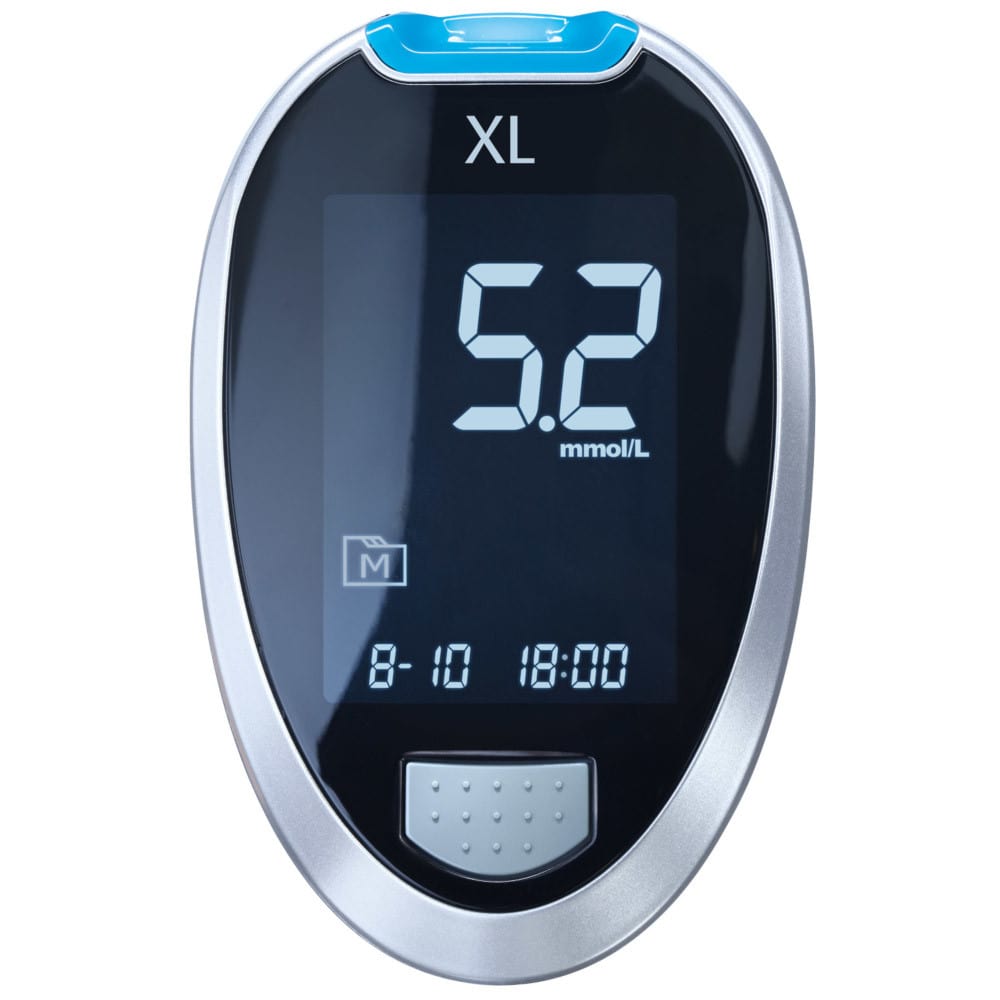 GLUCO CHECK XL Blutzuckermessgerät Set mmol/l 1 St