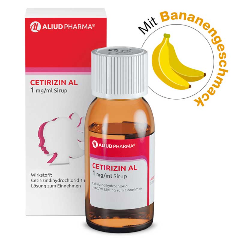 Cetirizin AL 1 mg/ml Sirup bei Heuschnupfen