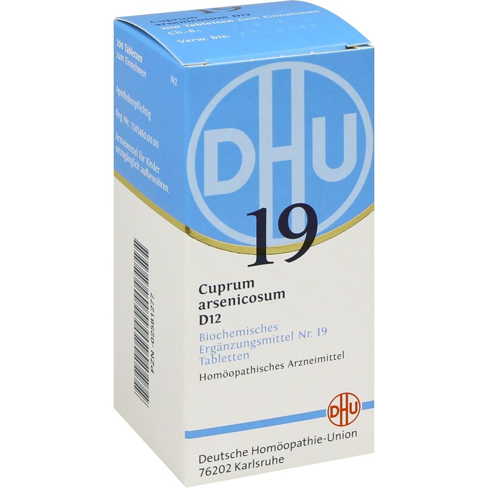 DHU Schüssler-Salz Nr. 19 Cuprum arsenicosum D12 Tabletten 200 St Tabletten