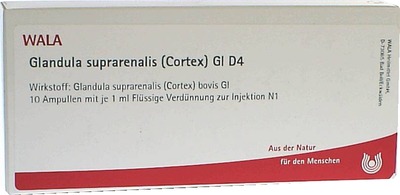Glandula suprarenalis (Cortex) Gl D4 Ampullen 10X1 ml Ampullen