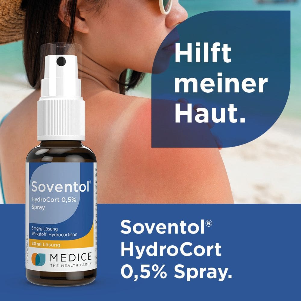 Soventol HydroCort 0,5% Spray bei Hautentzündungen 30 ml Spray
