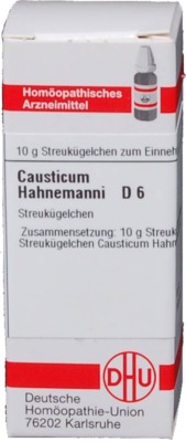 CAUSTICUM HAHNEMANNI D 6 Globuli 10 g Globuli