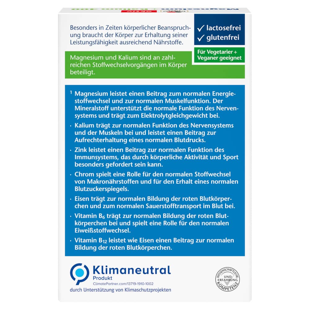 Doppelherz aktiv Magnesium + Kalium 400 60 St Tabletten
