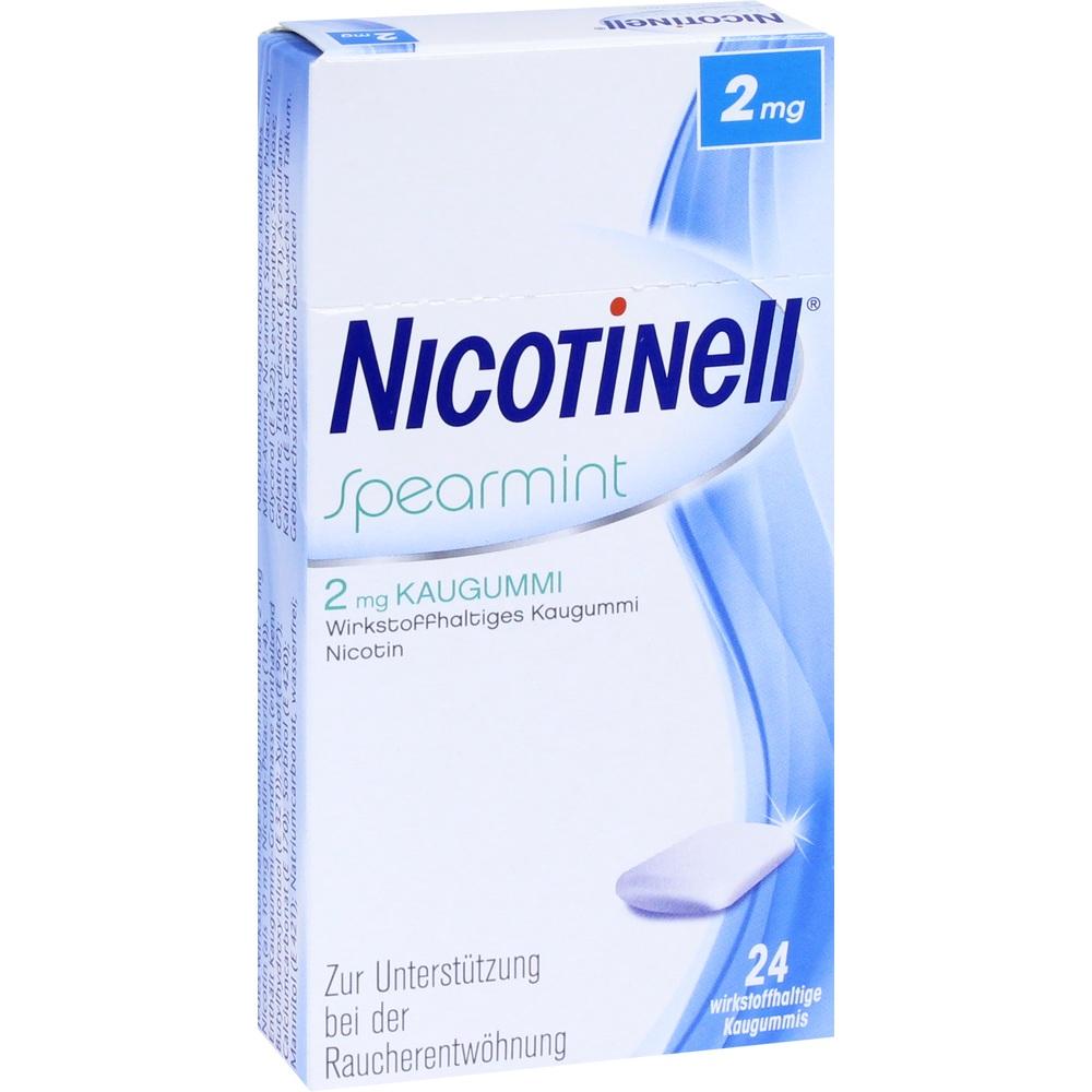 Nicotinell 2mg Spearmint 24 St Kaugummi