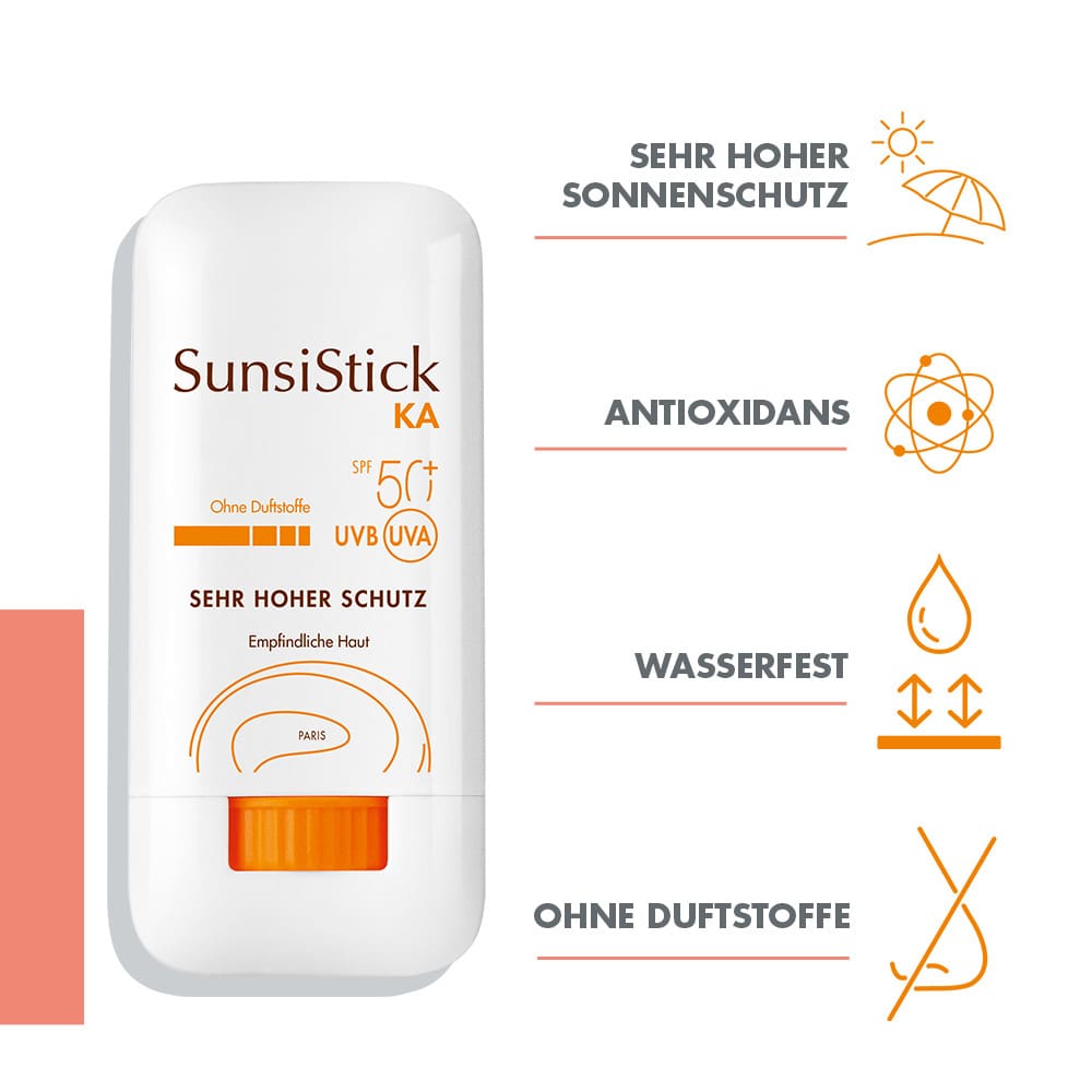 Avène SunsiStick KA SPF 50+ + 3 € sparen* 20 g Stifte