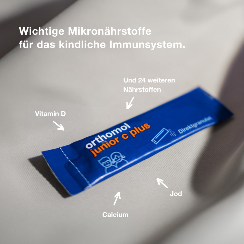 orthomol junior c plus Himbeer/Limette 30 St Granulat