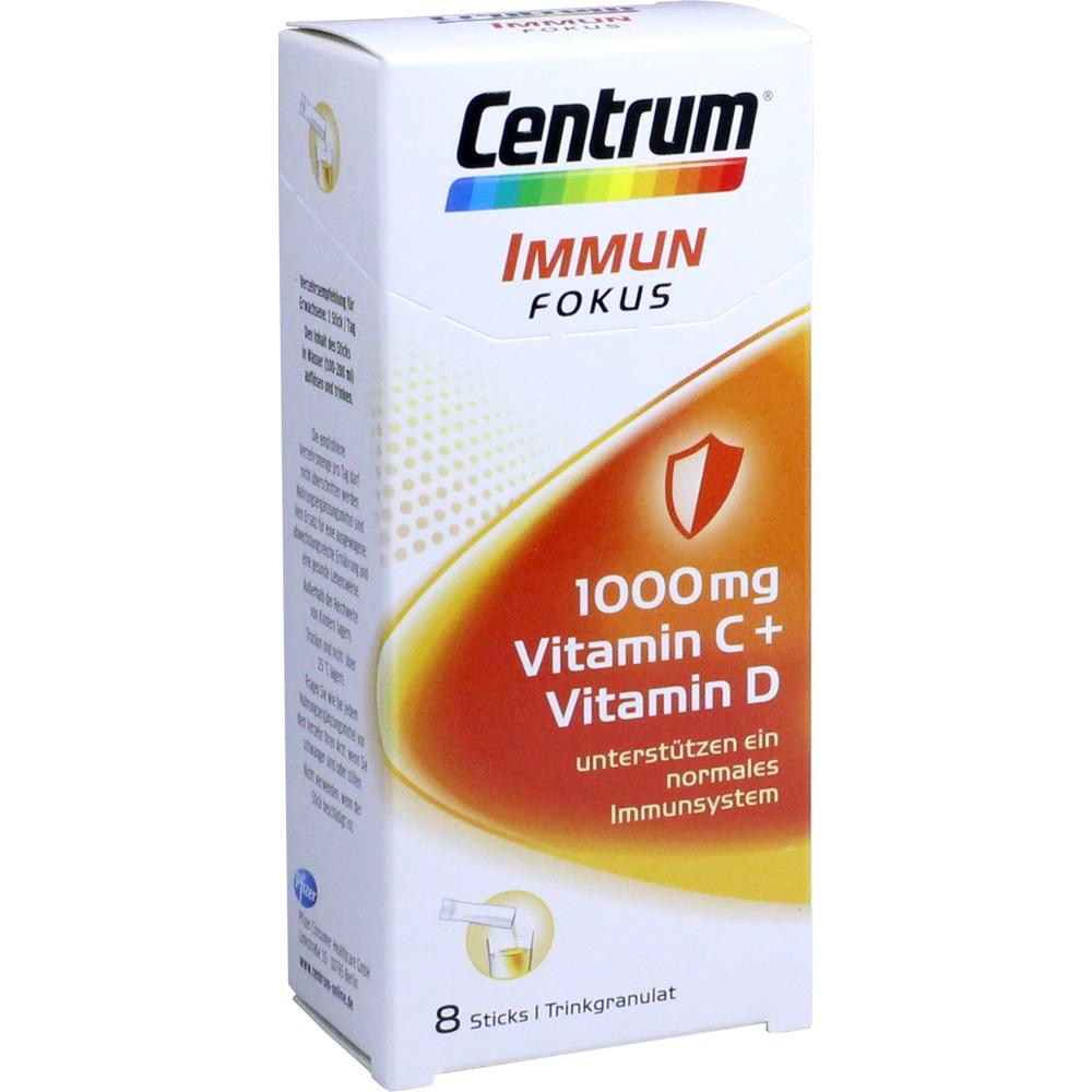 CENTRUM Immun Fokus 1000 mg Vitamin C+D Trinkgranulat 8 St