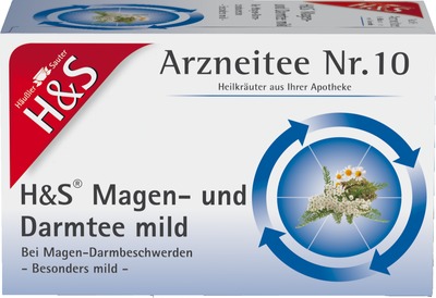 H&S Arzneitee Magen- und Darmtee mild 20X2.0 g Filterbeutel
