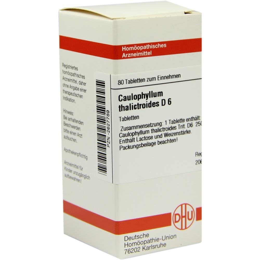 CAULOPHYLLUM THALICTROIDES D 6 Tabletten 80 St Tabletten