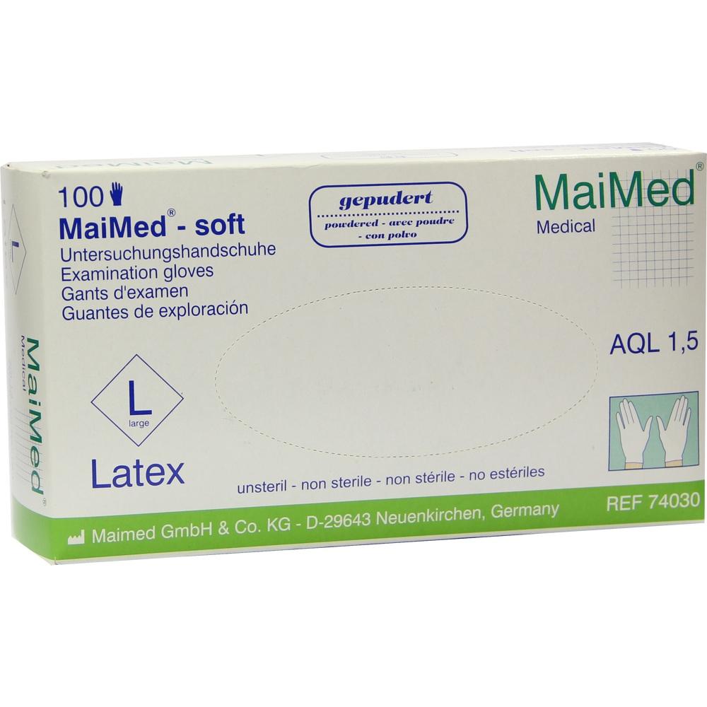 MaiMed- soft Untersuchungshandschuhe unsteril Größe L 100 St Handschuhe