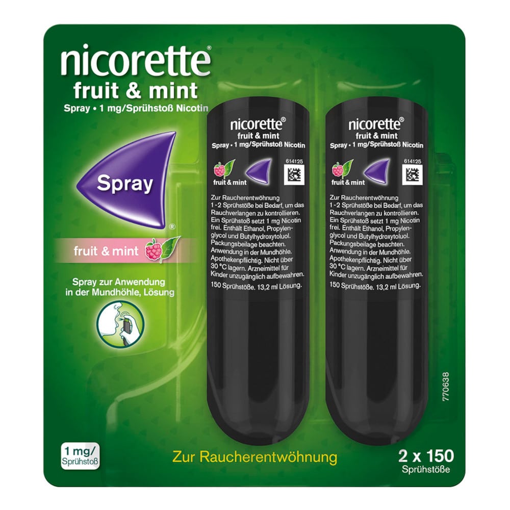 nicorette fruit & mint Spray 2 St Spray