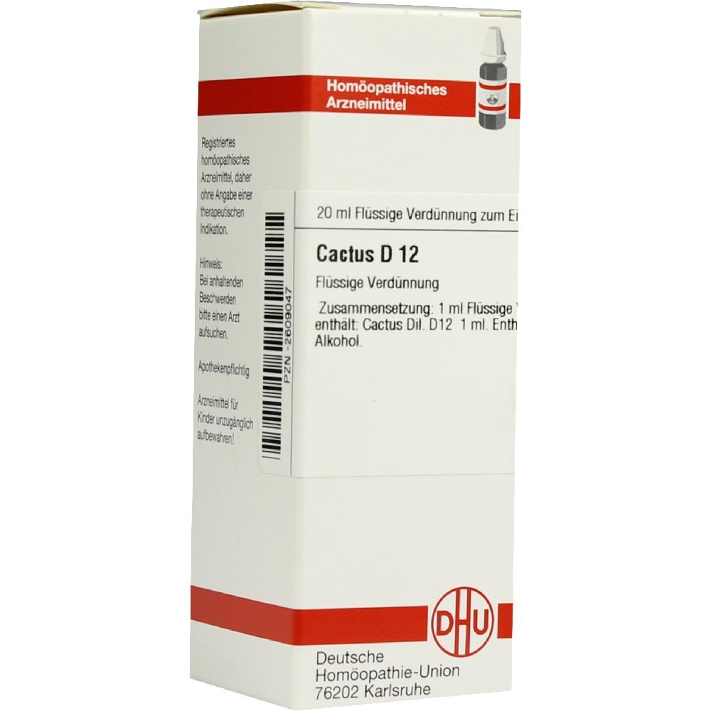 CACTUS D 12 Dilution 20 ml Dilution