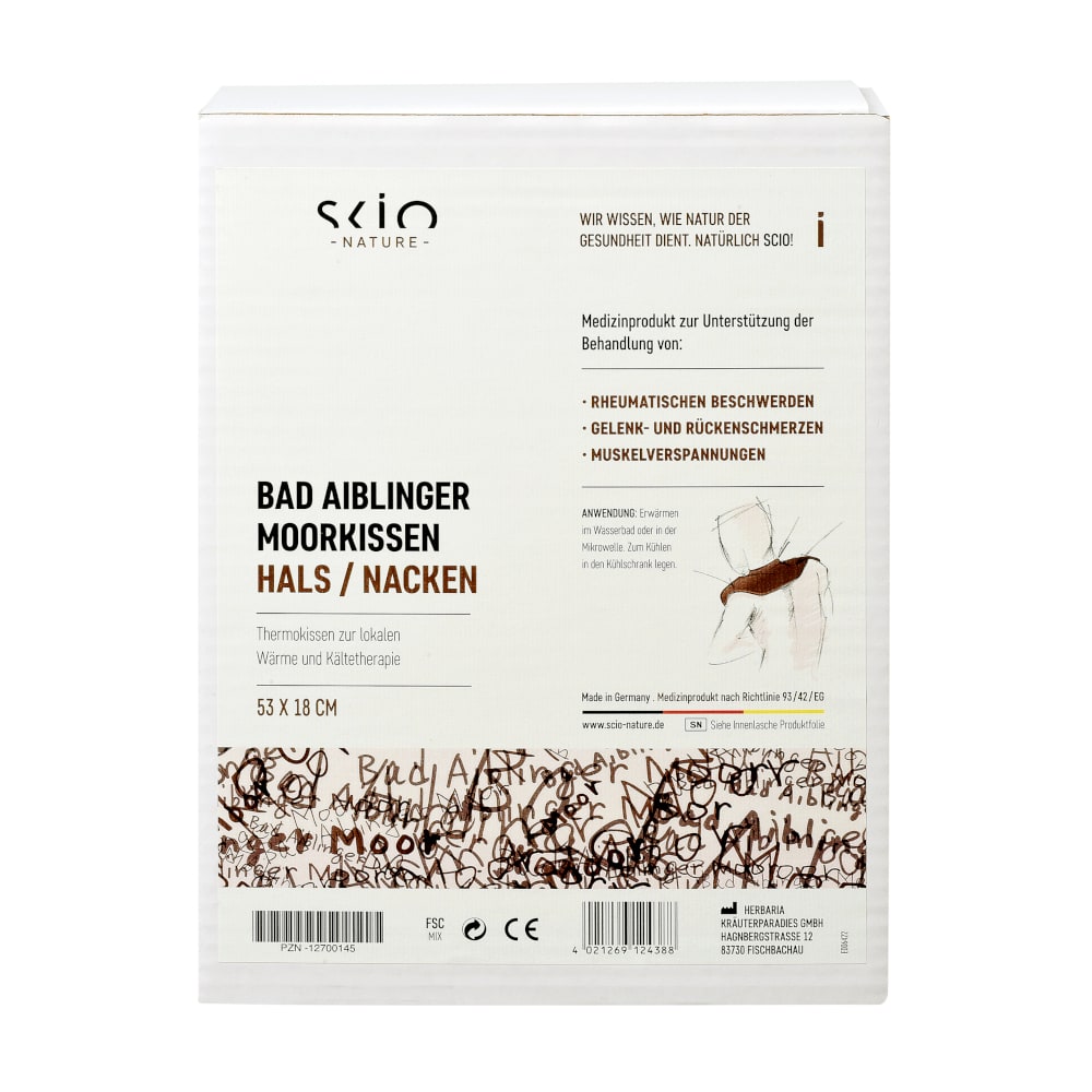 MOORKISSEN Bad Aiblinger Hals/Nacken 18x53 cm 1 St Packungsmasse