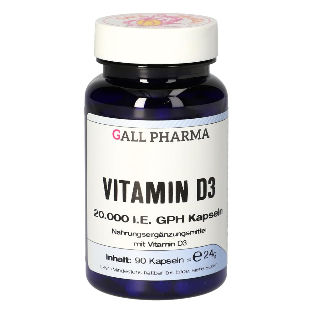 Vitamin D3 20000IE GPH 90 St Kapseln