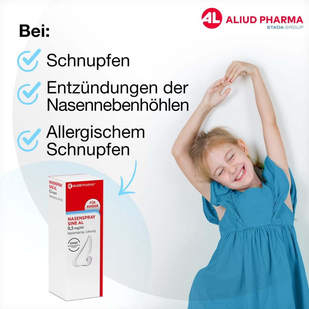 Nasenspray sine AL 0,5 mg / ml bei Schnupfen