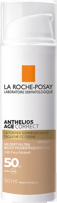 LA ROCHE-POSAY ANTHELIOS AGE CORRECT Getönter Sonnenschutz LSF50 50 ml Creme