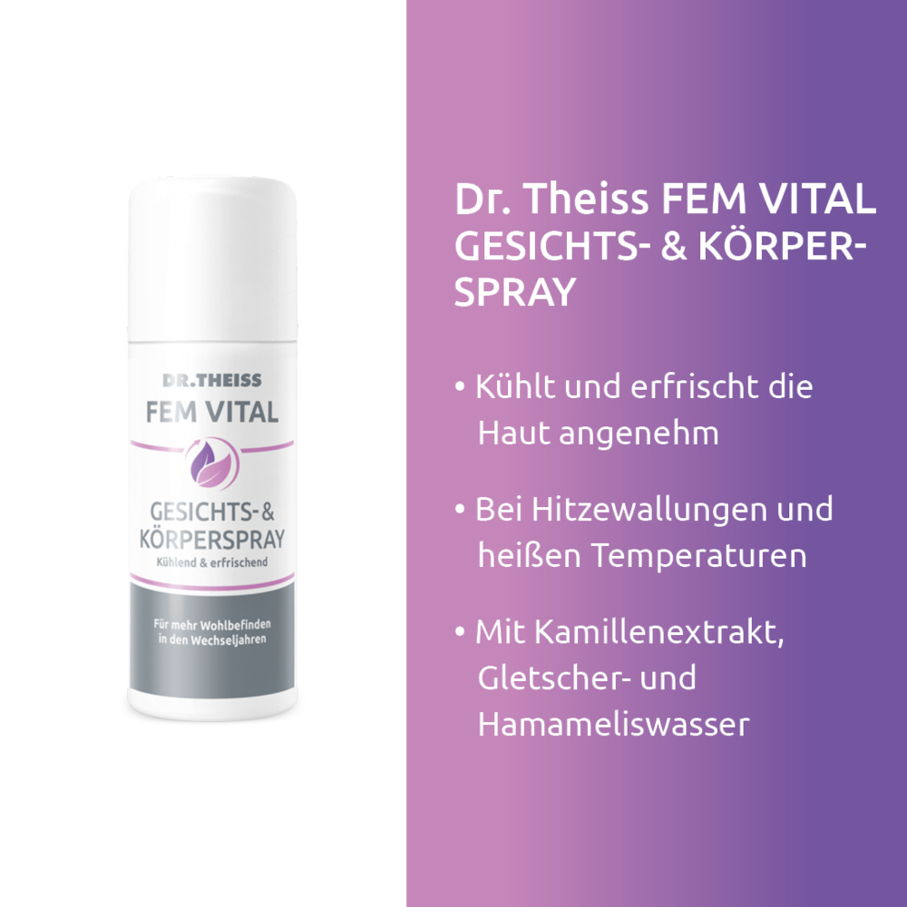 DR. THEISS FEM VITAL GESICHTS- & KÖRPERSPRAY 50 ml Spray