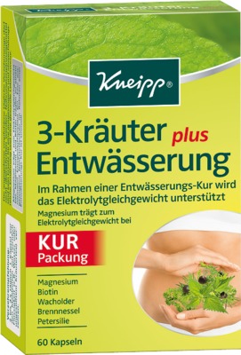 Kneipp 3-Kräuter plus Entwässerung Kapseln
