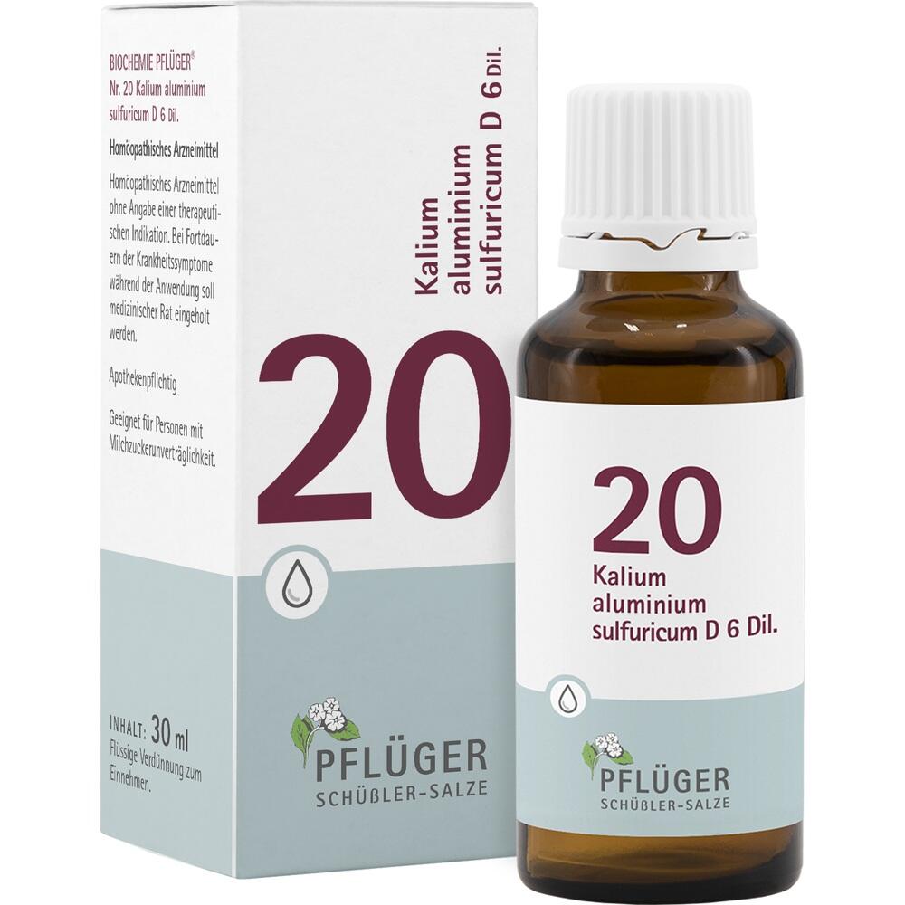 Schüßler-Salz Nr. 20 Kalium aluminium sulfuricum D6 30 ml Tropfen