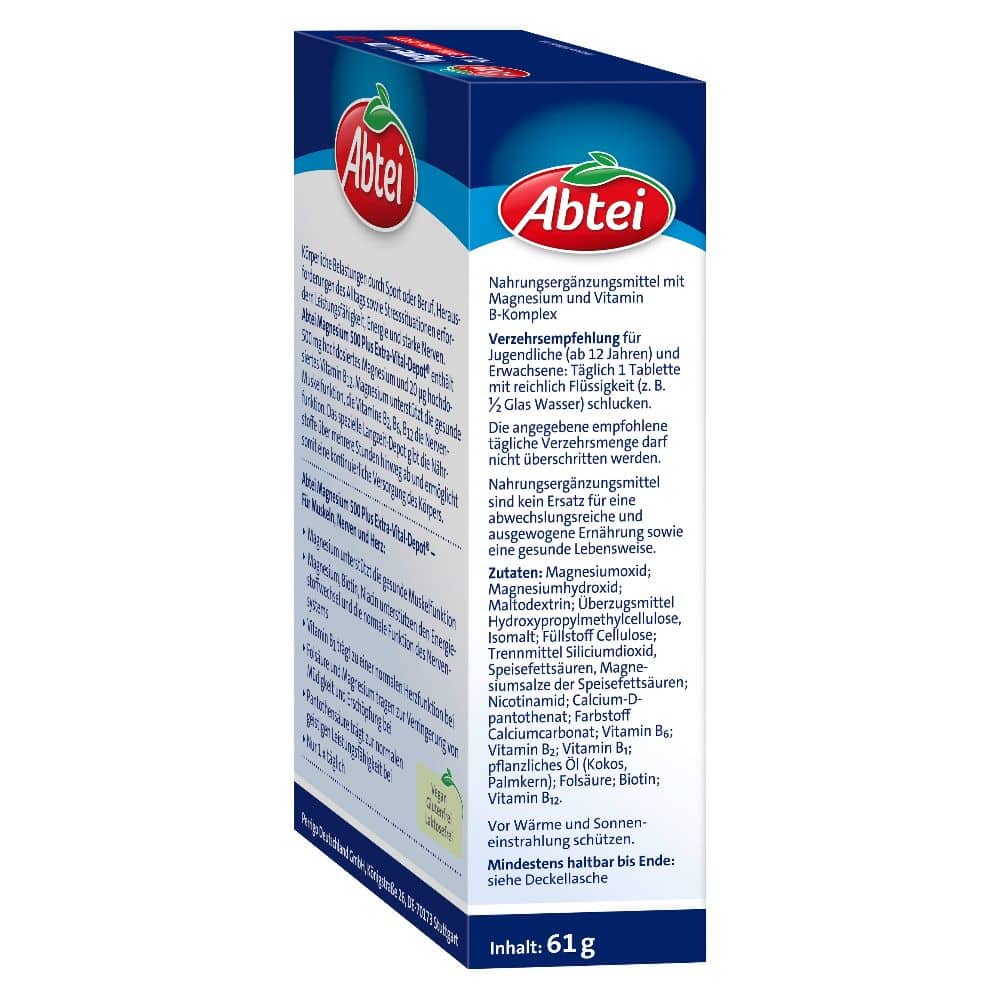Abtei Magnesium 500 PLUS EXTRA-VITAL-DEPOT 42 St Tabletten