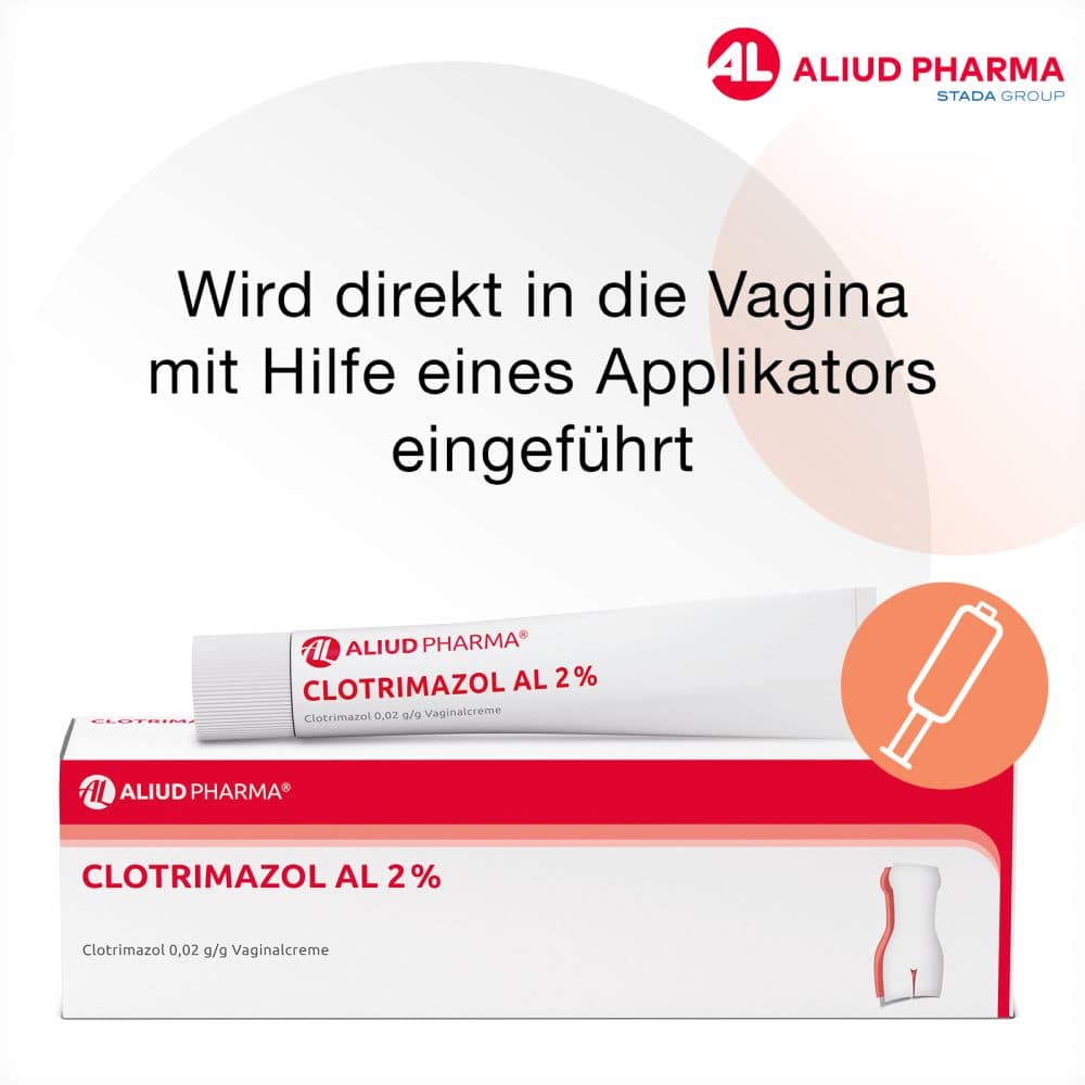Clotrimazol AL 2% bei Vaginalpilz