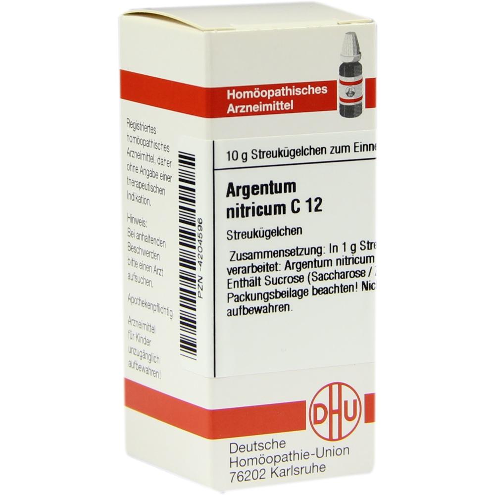 ARGENTUM NITRICUM C 12 Globuli 10 g Globuli