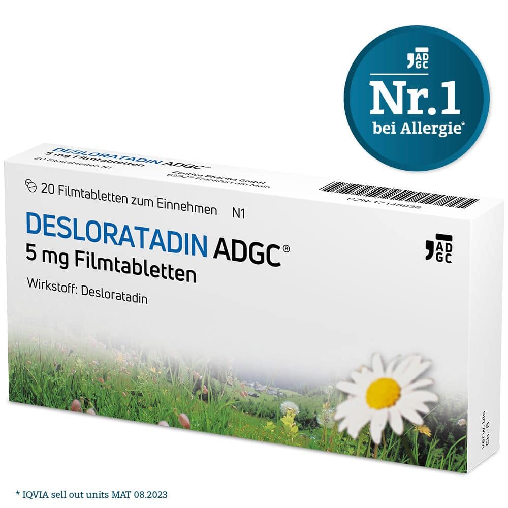 Desloratadin-ADGC 5 mg  20 St Filmtabletten