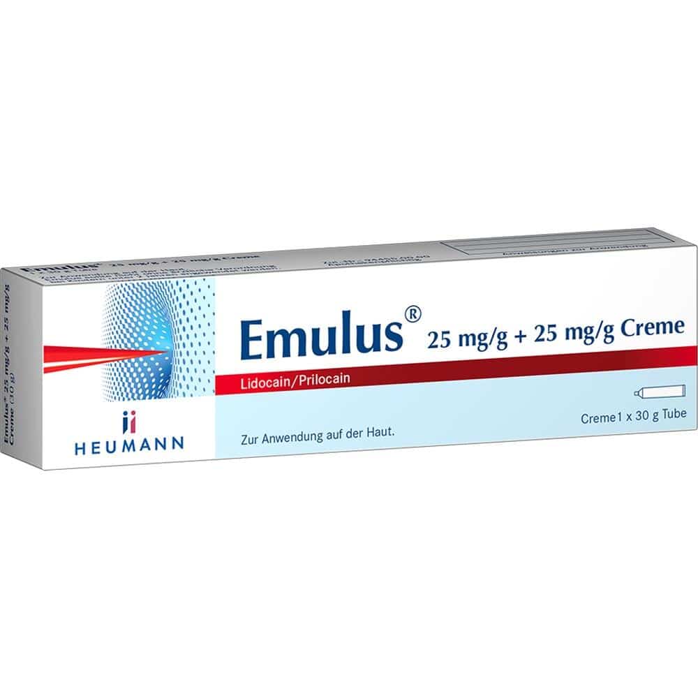EMULUS 25 mg/g + 25 mg/g 30 g Creme