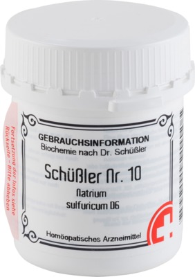 SCHÜSSLER Nr.10 Natrium sulfuricum D 6 Tabletten 400 St Tabletten
