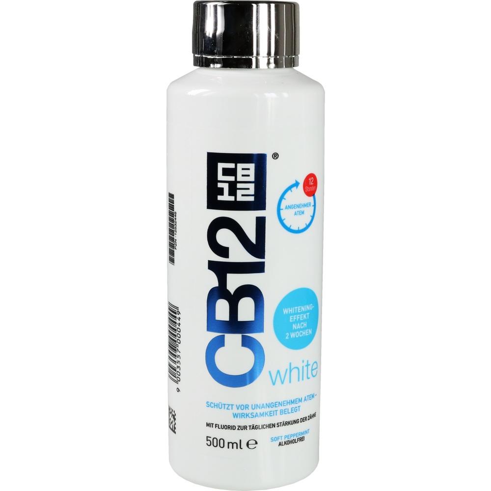CB12 white MUNDSPÜLUNG SOFT PEPPERMINT ALKOHOLFREI 500 ml Spüllösung