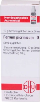 FERRUM PICRINICUM D 6 Globuli 10 g Globuli