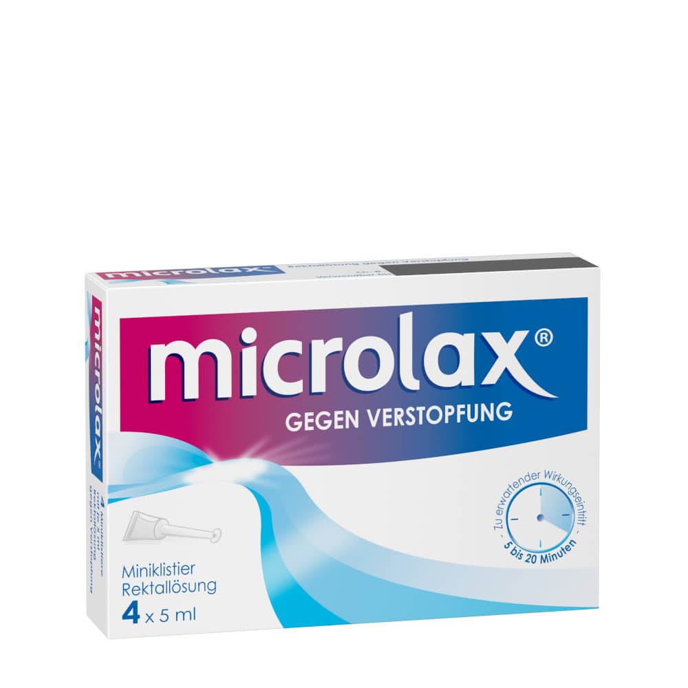 microlax GEGEN VERSTOPFUNG für Kinder und Erwachsene