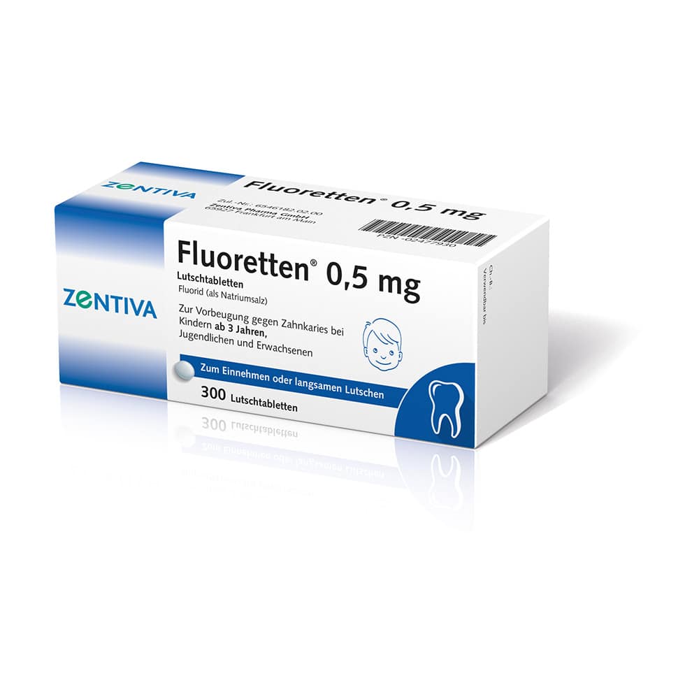 Fluoretten 0,5mg 300 St Tabletten