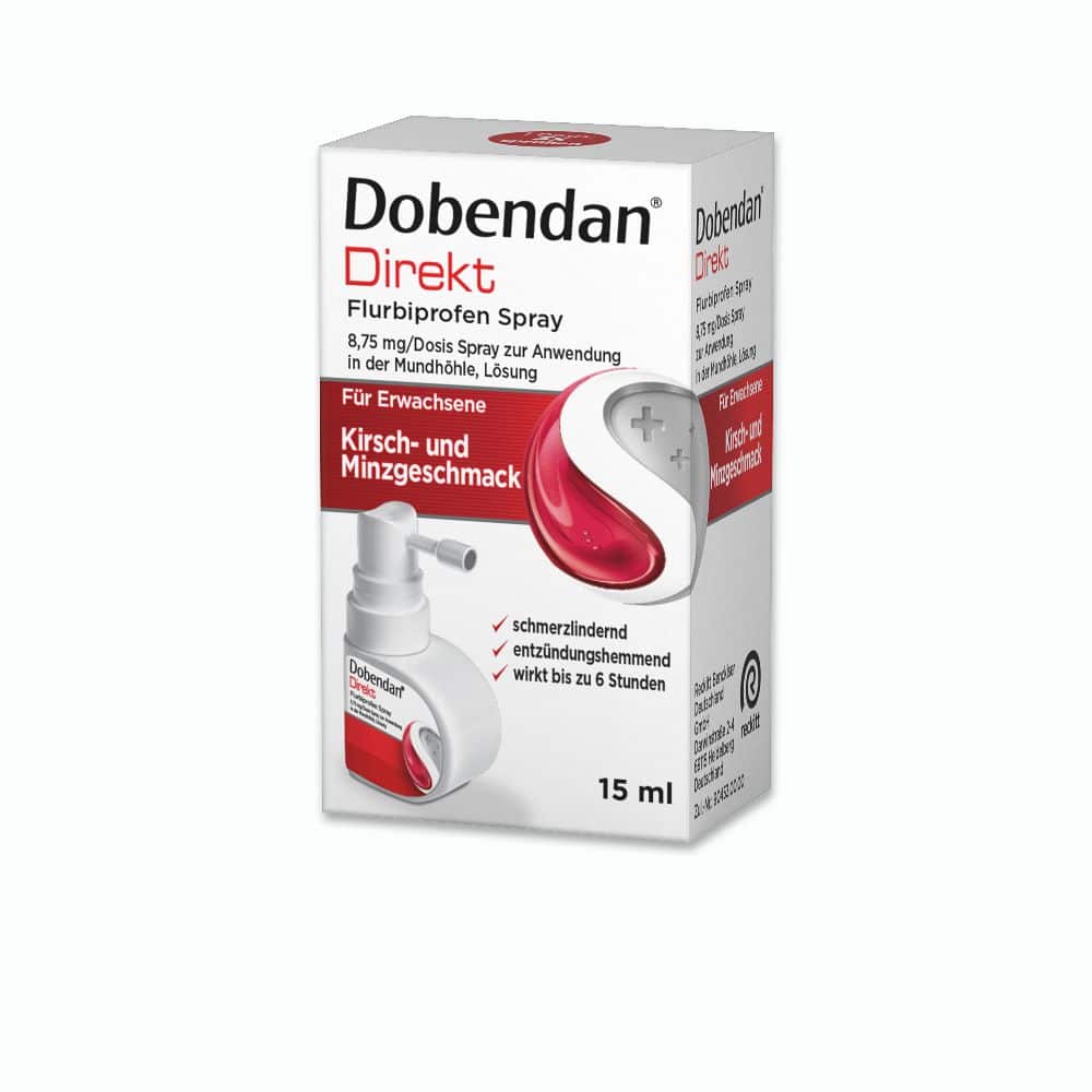 Dobendan Direkt Flurbiprofen Spray - bei Halsschmerzen 83 Sprühstöße Spray
