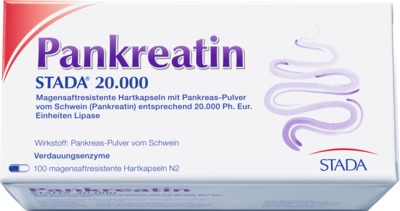 Pankreatin STADA 20000 100 St Magensaftresistente Hartkapseln