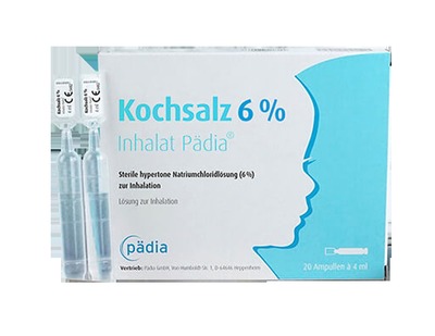 Kochsalz 6% Inhalat Pädia 20 St Inhalationsampullen