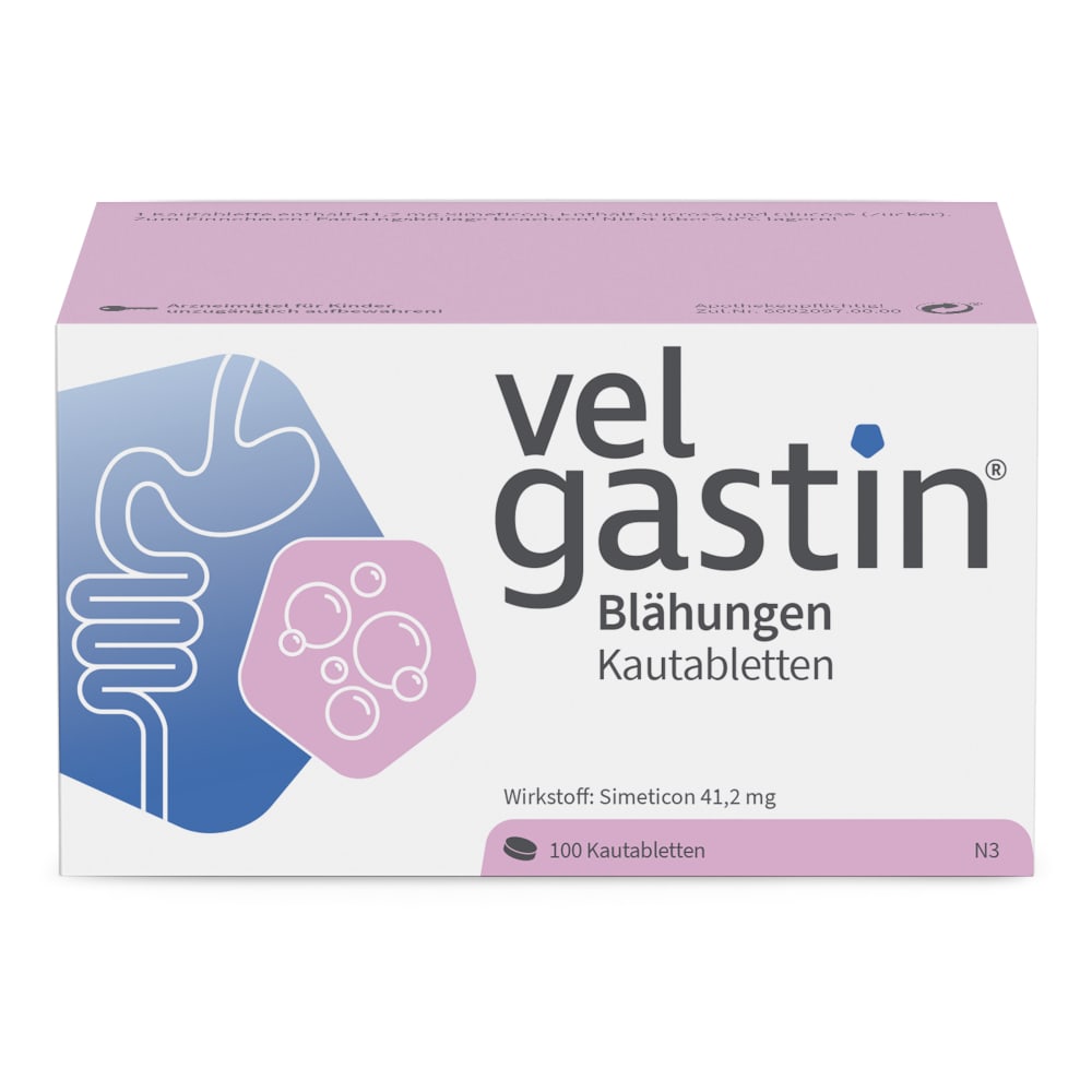 velgastin Blähungen 100 St Kautabletten