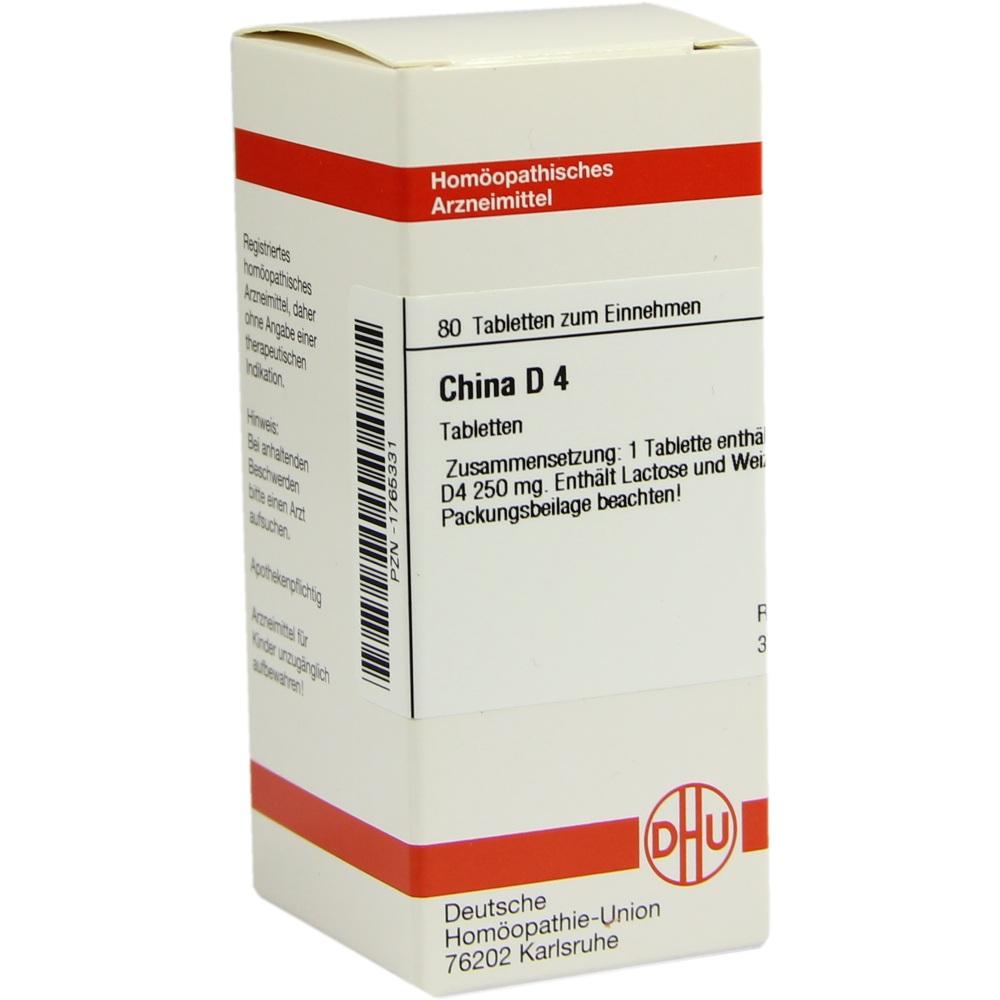 CHINA D 4 Tabletten 80 St Tabletten