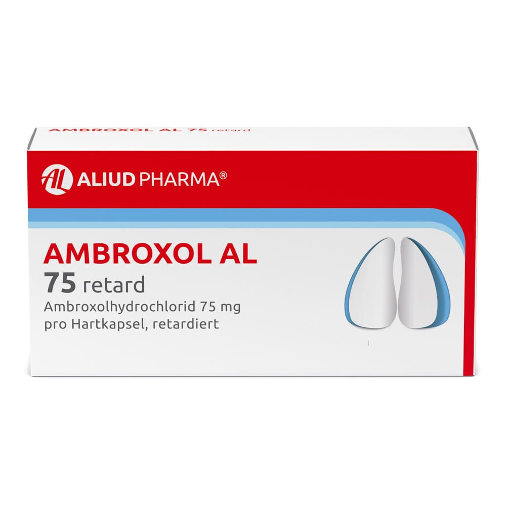 Ambroxol AL 75 retard zur Erleichterung des Abhustens bei erkältungsbedingter Bronchitis (Schleimlöser)