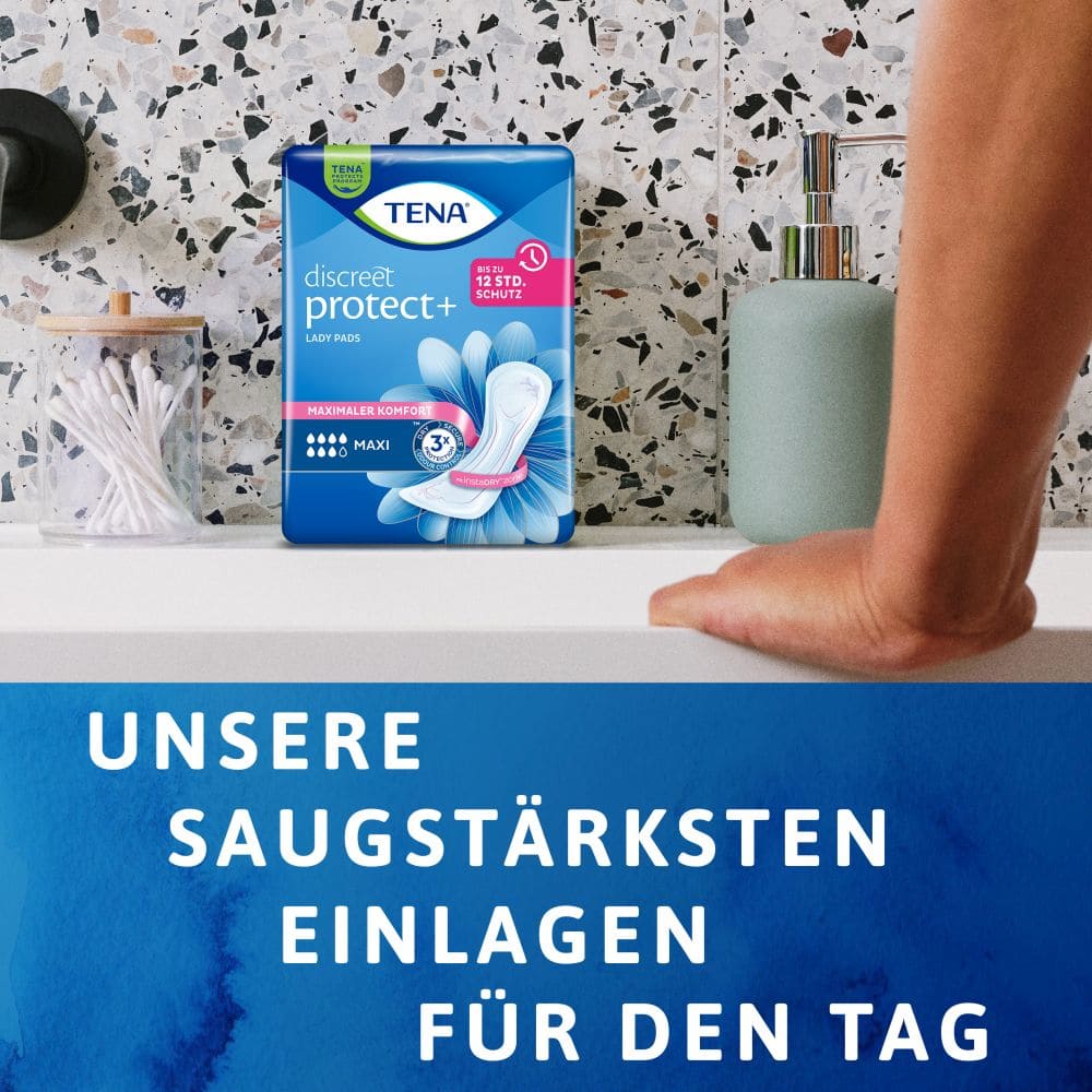 TENA Lady discreet protext+ Maxi Inkontinenz Einlagen 12X12 St Binden
