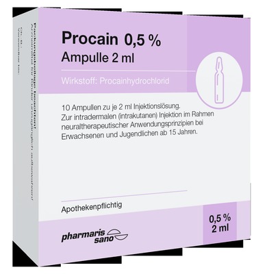 Procain 0,5% Ampulle 2ml 10X2 ml Injektionslösung